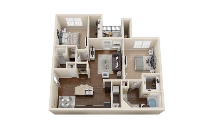 Available One Two And Three Bedroom Apartments In Conroe Tx The Retreat