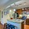 Kitchen is open to living room and dining area
